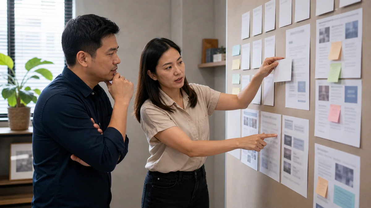 Website content review for AI search and digital marketing visibility