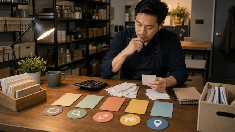 small business digital marketing budget planning session for business owners