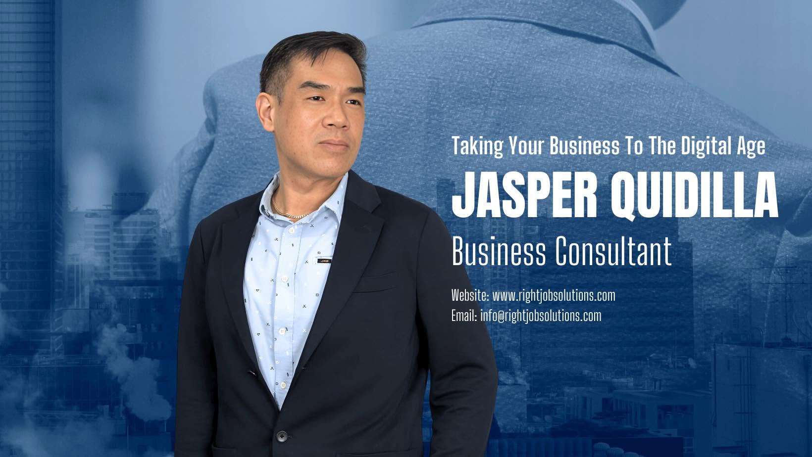 Jasper Quidilla, founder and CEO of Rightjob Solutions