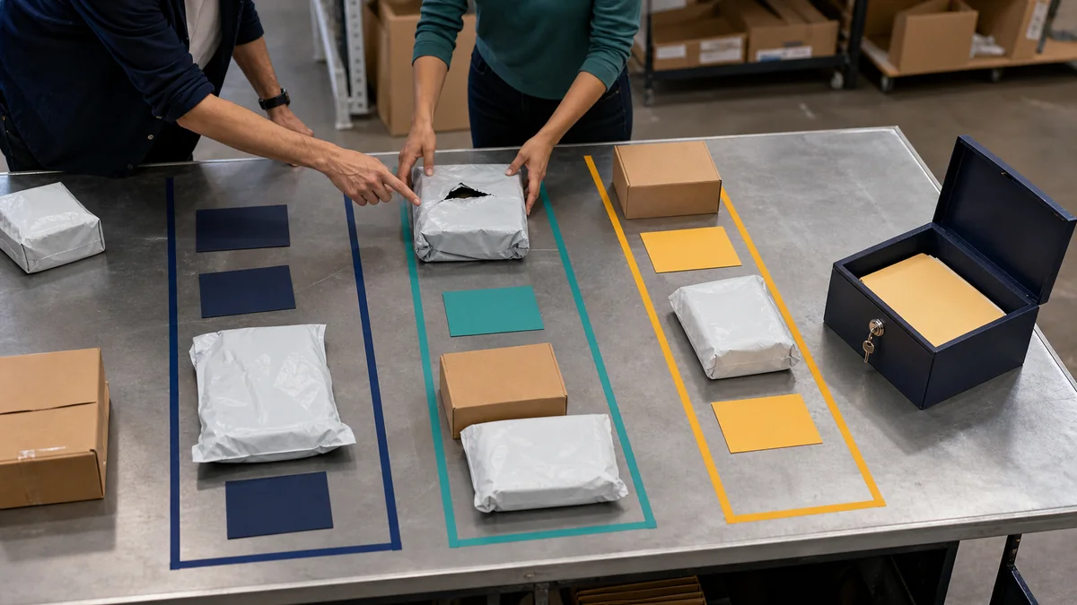 Ecommerce order exception workflow with protected customer records