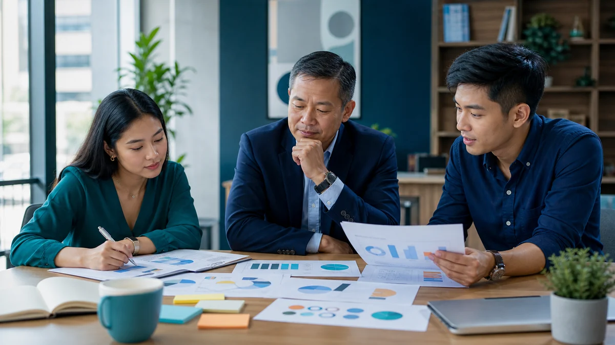 Marketing team comparing Google Ads and Analytics AI tools workstreams before an authorized human review