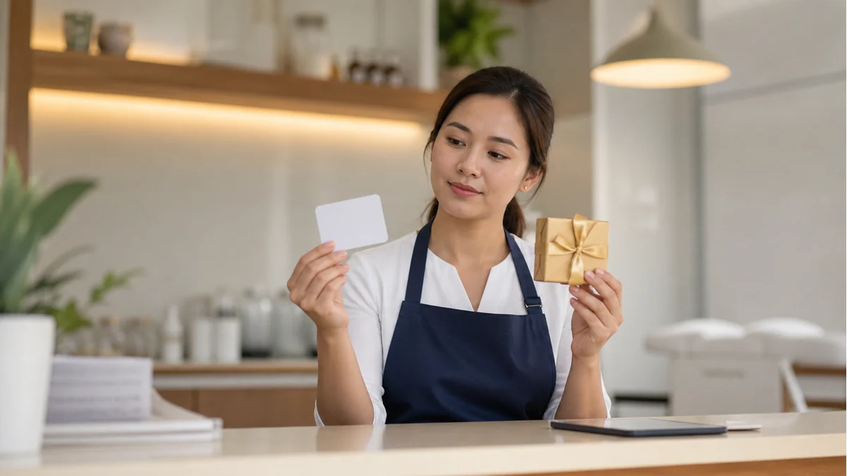 Business owner reviewing an incentivized Google reviews workflow