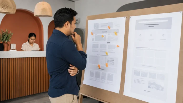 Philippine business owner deciding between website repairs and a redesign